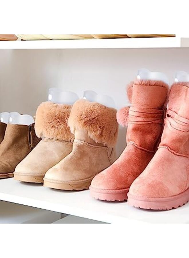 8 قطع من قوالب تشكيل الأحذية الطويلة لدعم الأحذية الطويلة للنساء والرجال، تتضمن 16 بوصة، 14 بوصة، 12 بوصة؟ أسود - Image 2