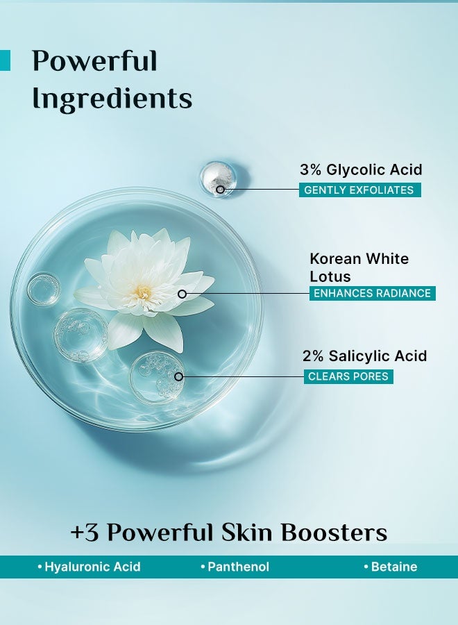 PILGRIM Korean 2% Salicylic Acid + 3% Glycolic Acid Anti Acne Serum for oily & acne prone skin | All Skin Types | Korean Skin Care | For Men & Women | 30ml - Image 3