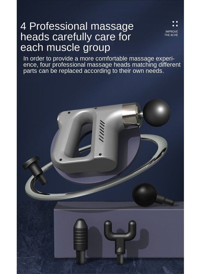 إلترازون KH-740 Grey Muscle Massage Gun – Professional Fascial Therapy Device - Image 2