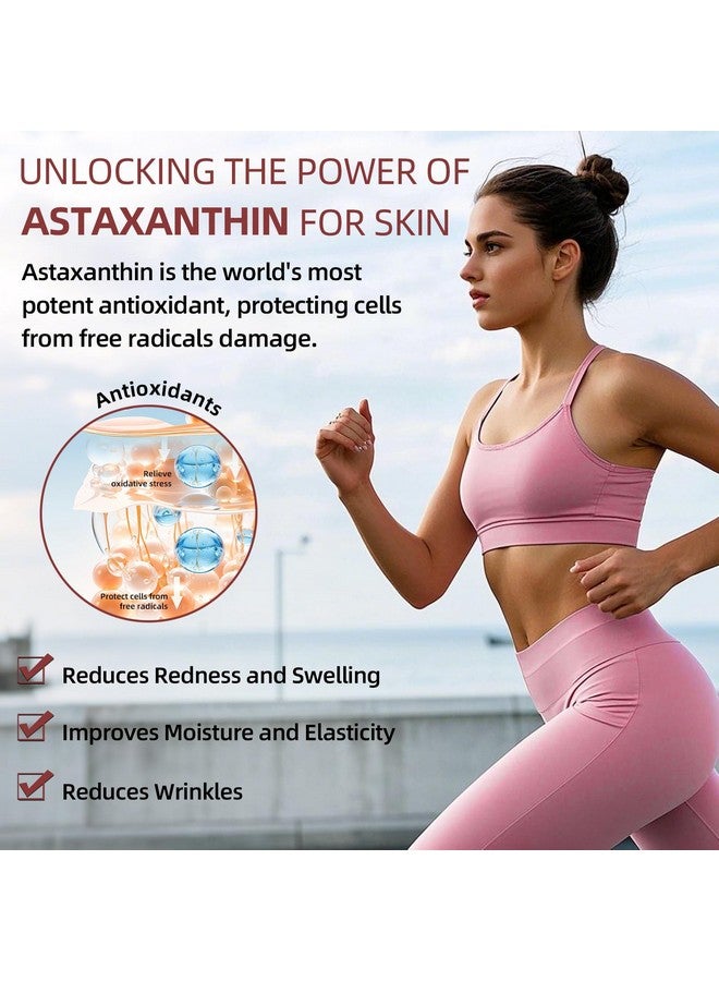 BIYODE مكملات أستازانتين BIYODE مضادات الأكسدة جيلاتين طري: أستازانتين 12 ملغ قوة قصوى من الطحالب الدقيقة EPA-DHA تدعم صحة الجلد وصحة القلب والأوعية الدموية وتحسن الدورة الدموية وصحة المناعة (90 جيلاتين طري) - Image 3