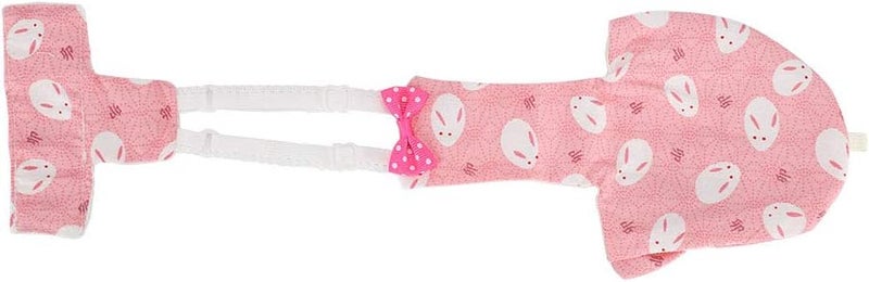 Mini Bowknot Decoration Washable Diaper Suit for Myiopsitta Monachus, Cotton, S (L Pink) - Image 3