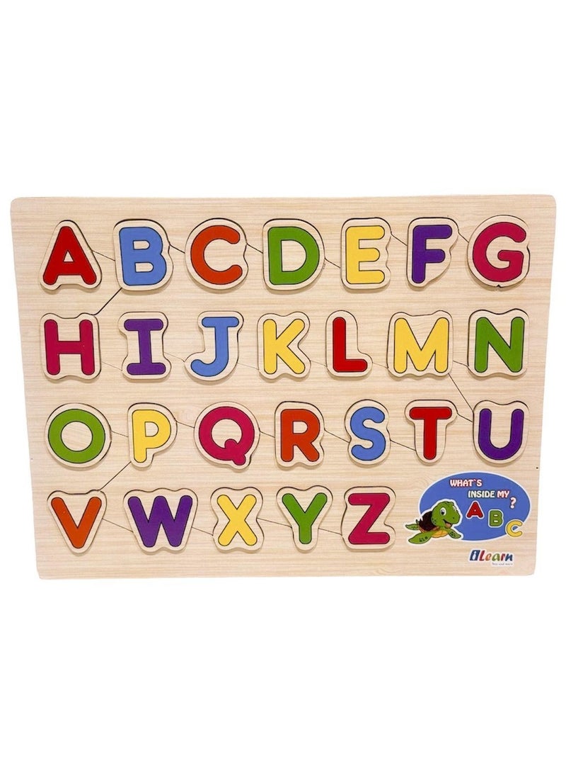 iLearn Alphabet English Wooden Puzzle - Image 1