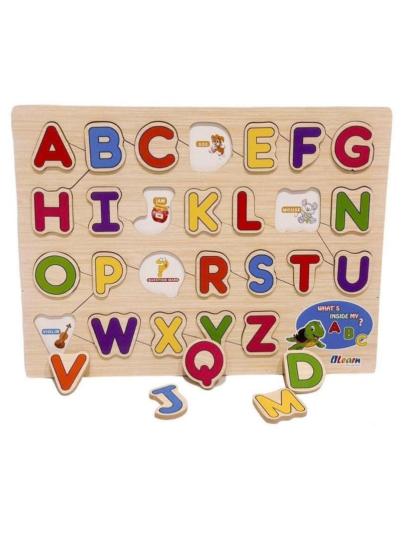 iLearn Alphabet English Wooden Puzzle - Image 2