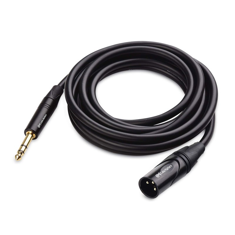 Cable Matters 6.35mm (1/4 Inch) TRS to XLR Cable 10 ft Male to Male (XLR to TRS Cable, XLR to 1/4 Cable, 1/4 to XLR Cable) - Image 3