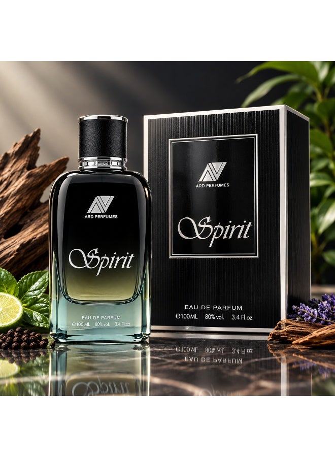ارض العطور عطر سبيريت للرجال من ارض العطور – او دي بارفان 100 مل، رائحة حمضيات وخشبية بلمسة عود، عطر رجالي ثابت لفترة طويلة - Image 4