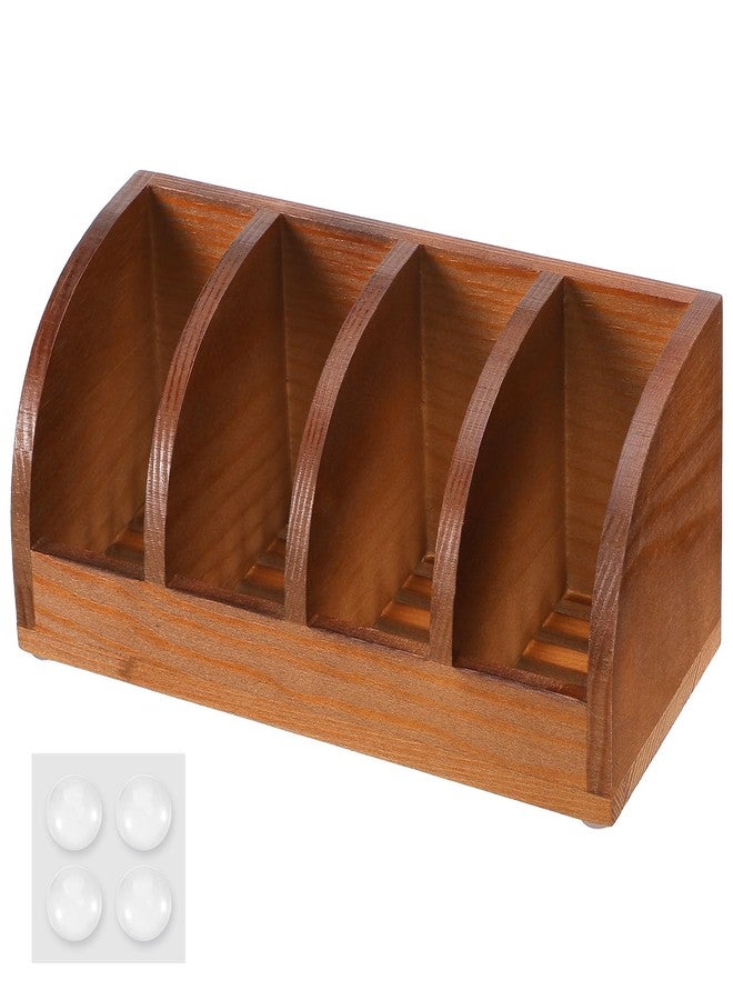 Yiyiring Natural Wooden Multi-bar Soap Holder 7.5 x 3.2 x 3.2 Inch for Shower, 4-Slot Self Draining Handmade Soap Dish, Bathroom Organizer for Bar Soaps, Keeps Bars Dry Longer - Image 1