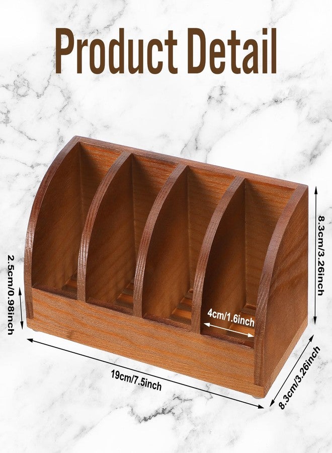 Yiyiring Natural Wooden Multi-bar Soap Holder 7.5 x 3.2 x 3.2 Inch for Shower, 4-Slot Self Draining Handmade Soap Dish, Bathroom Organizer for Bar Soaps, Keeps Bars Dry Longer - Image 2