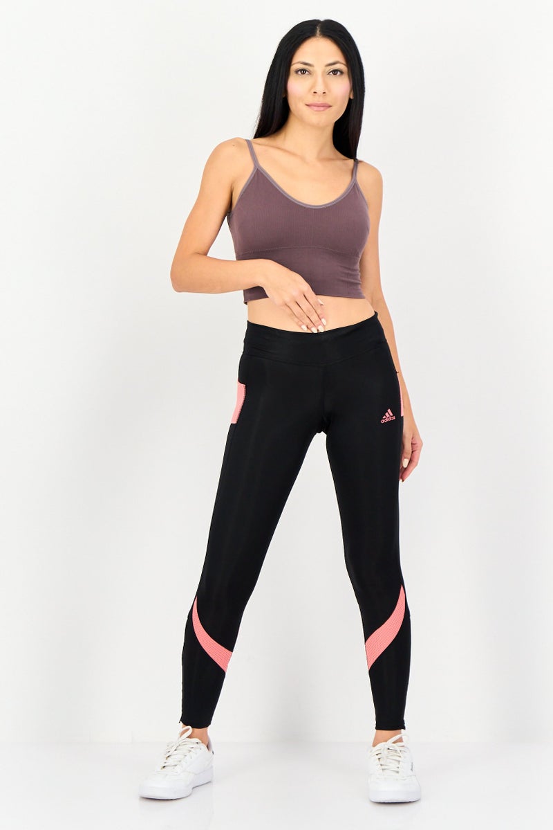 Adidas Women Sportswear Fit Running Leggings, Black - Image 3