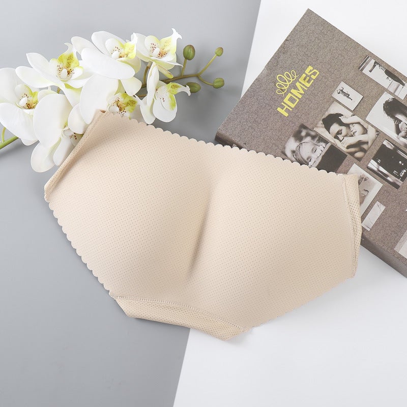 Low-Waist Butt-Lifting Pants With Fake Butt Fixed Sponge Pads, Peach Butt Pants, Fake Butt Briefs - Image 1