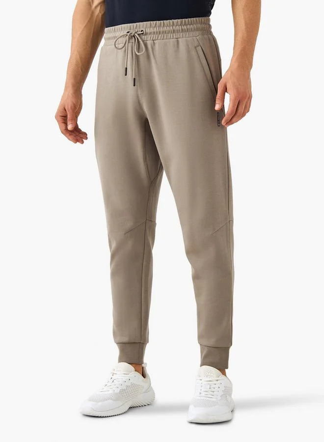 ADOT by Splash Regular Fit Panelled Joggers with Pockets