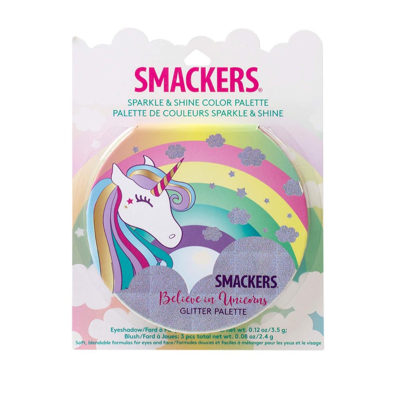 Lip Smacker Sparkle & Shine Eyeshadow Makeup Palette, Unicorn Palette | Christmas Make Up Collection | Holiday Present | Gift for Girls - Image 3