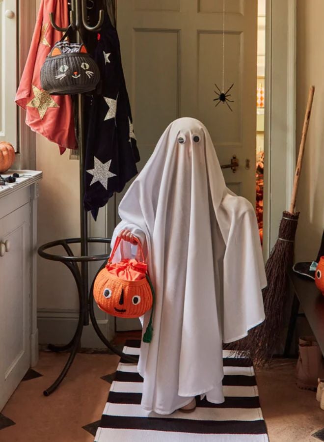 Meri Meri Trick Or Treat Pumpkin Basket Bag - Image 2