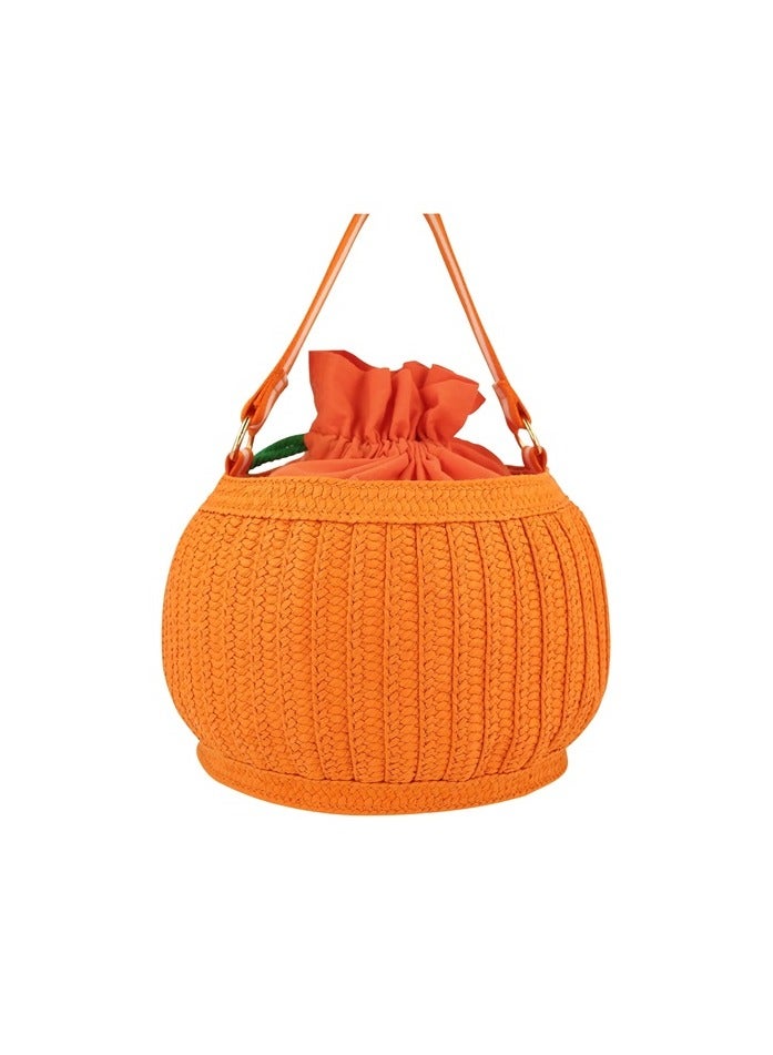 Meri Meri Trick Or Treat Pumpkin Basket Bag - Image 5