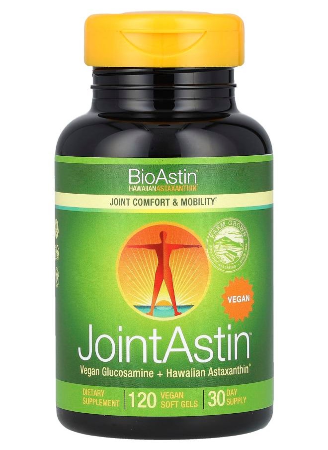 Nutrex Hawaii BioAstin® Hawaiian Astaxanthin JointAstin™ 120 Vegan Soft Gels 