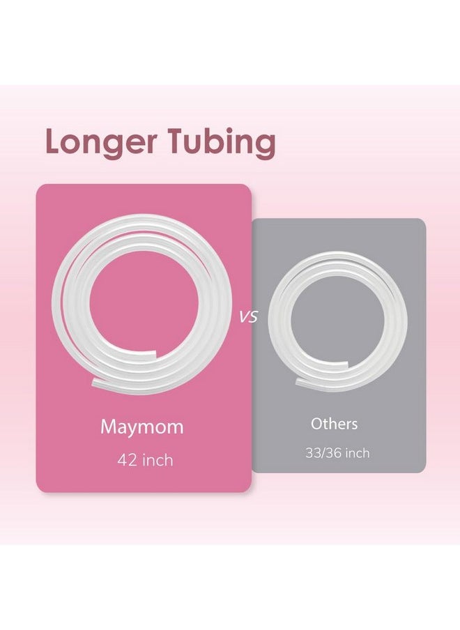 Maymom Maymom Pump Parts Compatible with Spectra S2 Spectra S1 Spectra 9 Plus Breastpump, Flange (19mm) Valve Tubing Backflow Protector, Not Original Spectra Replacement Pump Parts Spectra S2 Accessories  - Image 4