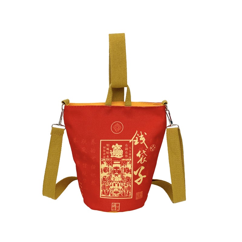 2025 Spring Lingyin Money Bag Bucket Bag Canvas Girl'S Shoulder Handbag Casual Travel Same-Style Cloth Bag - Image 5