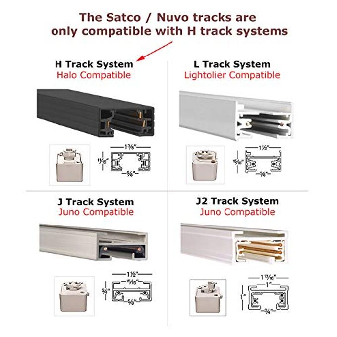 Nuvo TR118 2 Track, White - Image 5