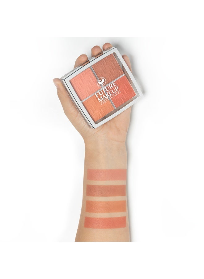 Future Makeup 4 Color Blush - Image 3