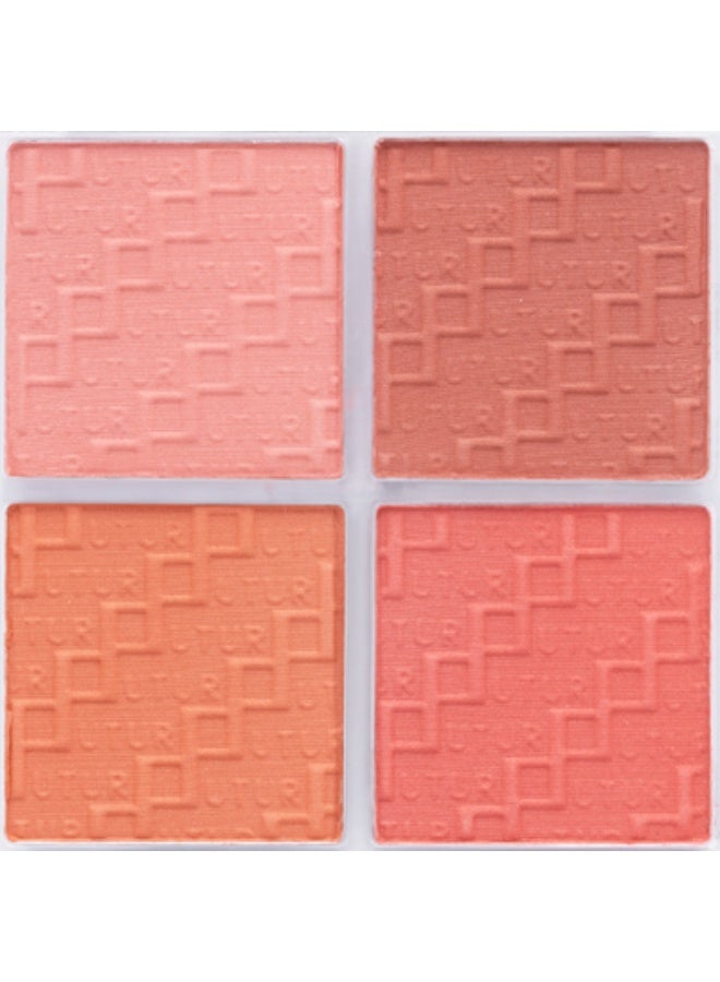 Future Makeup 4 Color Blush - Image 4