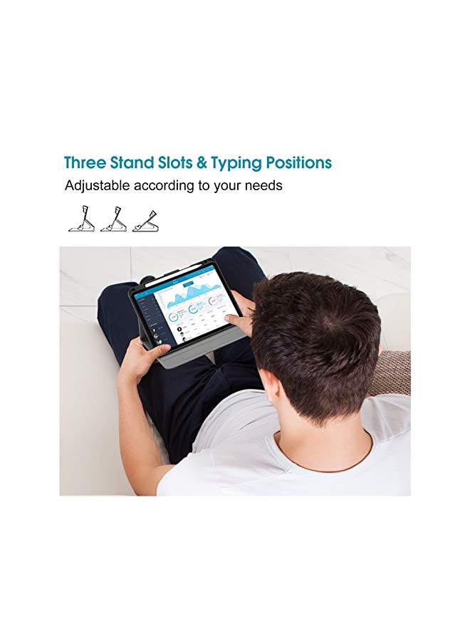 Procases iPad Air 5 Air 4 Case 10.9", Leather Stand Folio Protective Cover Case with Pencil Holder for 10.9 inch iPad Air 4th 2020/Air 5th 2022 -Black - Image 4