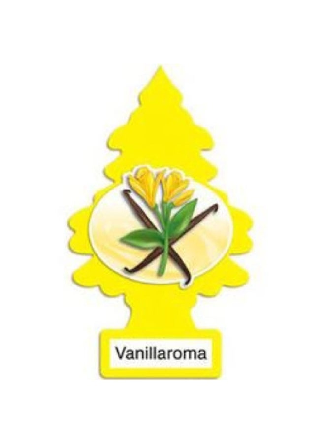 ليتل تريز بطاقة معلقة معطرة للجو برائحة الفانيلا فائقة القوة المنعشة طويلة الأمد أصفر 23 x 10 x 0.6 سم U1P-10605 - Image 2