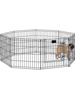 Exercise Pen with Full Max Lock Door Black 24Inch - pzsku/Z1CC0E63B204DEC73D389Z/45/_/1692358012/edb0dd28-d329-4664-8acc-fcd0e847c442