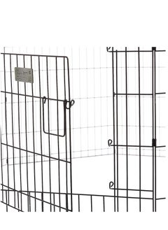 Midwest Exercise Pen with Full Max Lock Door Black 24Inch  - Image 3