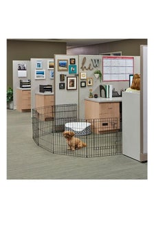 Midwest Exercise Pen with Full Max Lock Door Black 24Inch  - Image 4