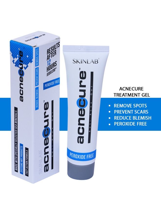 SKINLAB COMBO PACK Acne Facial Cleanser and Acne Treatment Gel | Advanced Formula | Peroxide Free | Remove Spots | Prevent Scars | Reduce Blemish - Image 3