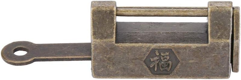 Small Vintage Antique Retro Padlock And Key Set For Jewelry Box Drawer - Image 2