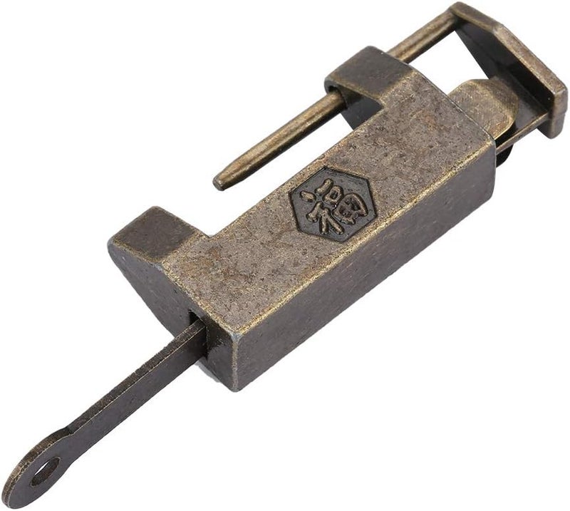 Small Vintage Antique Retro Padlock And Key Set For Jewelry Box Drawer - Image 5