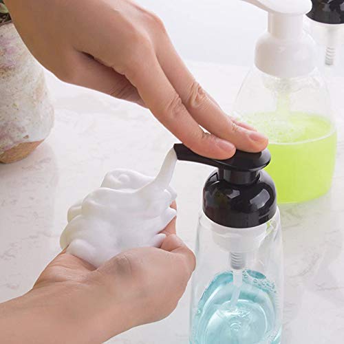 Bekith 12 Pack Foaming Soap Dispenser Pump Bottles, 8oz (250ml) Foaming Hand Soap Dispenser, Refillable Liquid Soap Foaming Dispenser, Empty Plastic Bottles for Kitchen, Bathroom, Commercial, Clear - Image 5