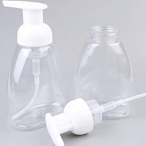 Bekith 12 Pack Foaming Soap Dispenser Pump Bottles, 8oz (250ml) Foaming Hand Soap Dispenser, Refillable Liquid Soap Foaming Dispenser, Empty Plastic Bottles for Kitchen, Bathroom, Commercial, Clear - Image 3