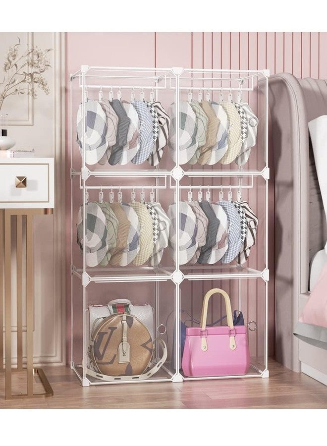 VinBee 20 PCS Laundry Hooks with Clips Super Strong Plastic Home Travel Swivel Hanging Hanger Closet Organizer Clamps Socks Boot Bras Towels for Bathroom Wardrobe Kitchen Office - 4.3 Inches (White) - Image 4