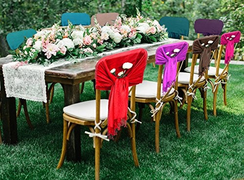 Sakkas Large Soft Silky Pashmina Shawl Wrap Scarf in Solid Colors - Baby Blue - Image 5