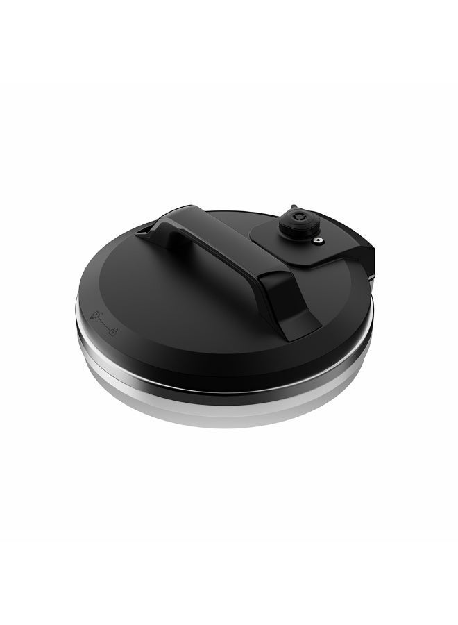 Arzum Chefim XL Multi Functional Pressure Cooker 8L 1200W 14 Cooking Functions LCD Display Non-Stick Inner Pot Glass Lid Steam Rack Black - Image 5