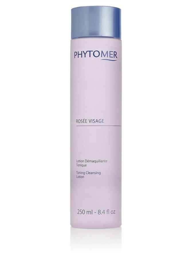 Phytomer - Hytomer Rosee Visage Toning Cleansing Lotion ; All In One Cleanser Makeup Remover & Toner For Face ; Alcoholfree ; Safe Natural Ingredients ; 8.4 Fl Oz - Image 1