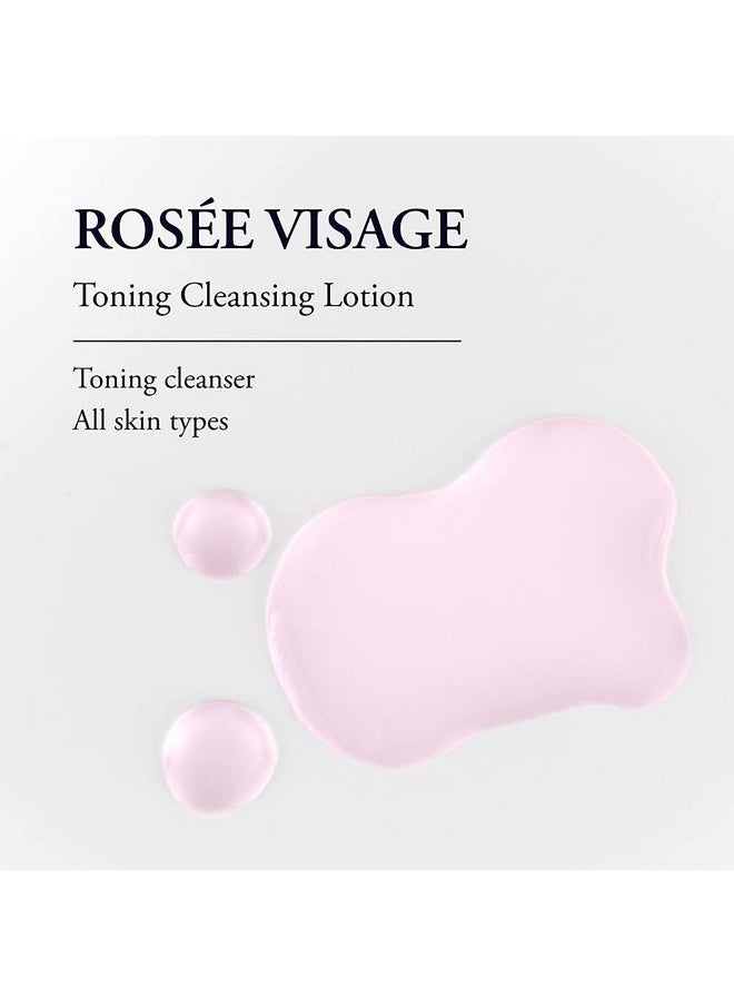 Phytomer - Hytomer Rosee Visage Toning Cleansing Lotion ; All In One Cleanser Makeup Remover & Toner For Face ; Alcoholfree ; Safe Natural Ingredients ; 8.4 Fl Oz - Image 1