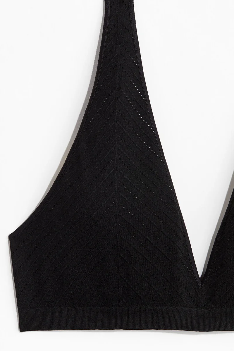 H&M  Seamless pointelle soft bra for Women | Best Price UAE
