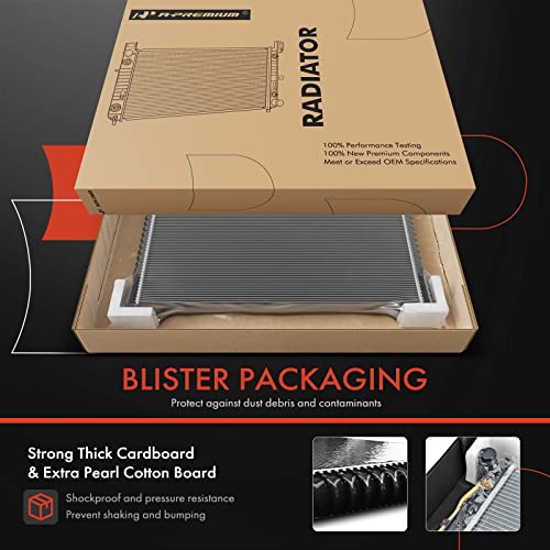 A-Premium مجموعة رادياتير سائل التبريد من A-Premium مع مبرد زيت النقل متوافقة مع ميتسوبيشي مونتيرو سبورت 1997-2003 2012-2015، V6 3.0L، ناقل حركة أوتوماتيكي - Image 3