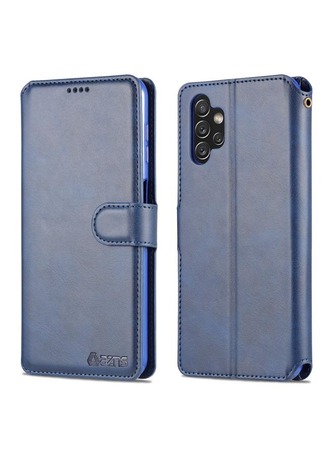 إيروريكس جراب لهاتف Samsung Galaxy A13 4G مصنوع من جلد العجل مع حامل وفتحات للبطاقات ومحفظة وإطار للصور. - Image 2