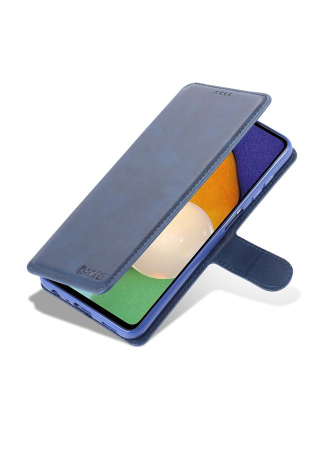 إيروريكس جراب لهاتف Samsung Galaxy A13 4G مصنوع من جلد العجل مع حامل وفتحات للبطاقات ومحفظة وإطار للصور. - Image 3