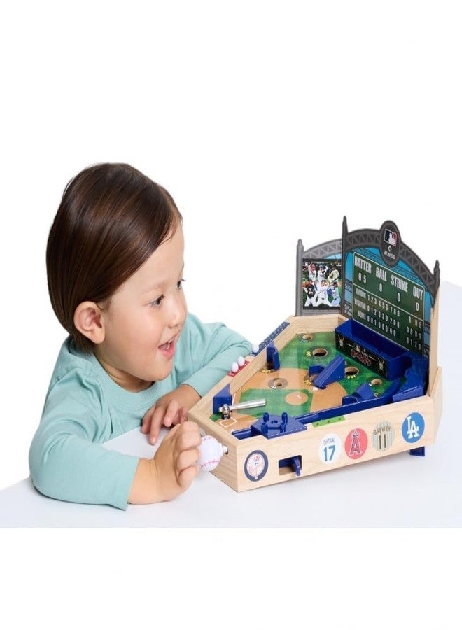 Ambassador Games MLB Wooden Pinball Baseball Game 14 x 12 x 8 inches - Image 3