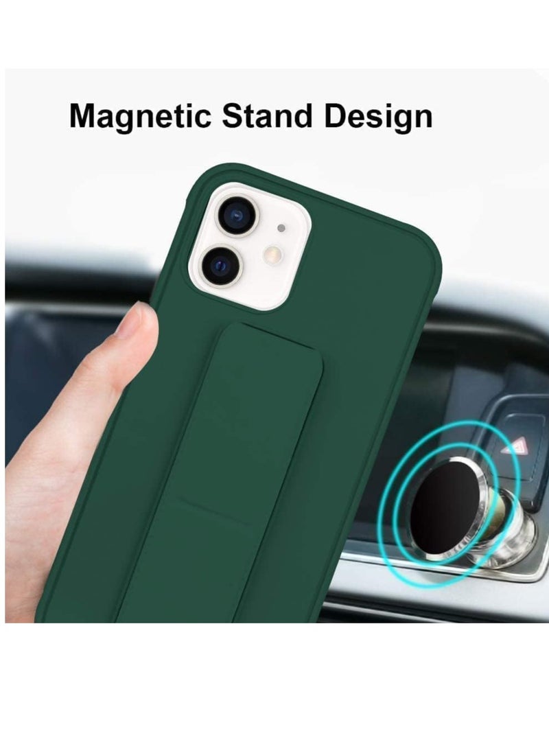 ELTRAZONE iPhone 14 Pro Max Case with Magnetic Stand & Holder, Premium Silicone Hand Strap and Grip and Multi Stand - Image 3