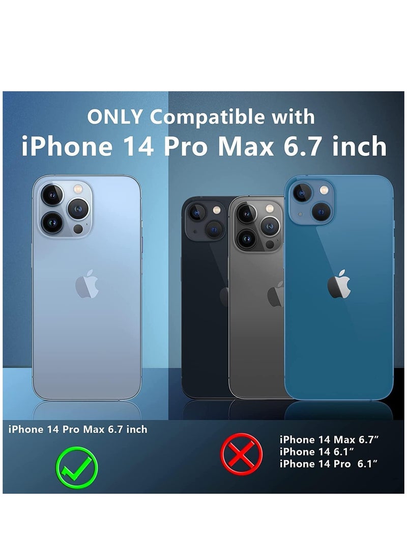ELTRAZONE iPhone 14 Pro Max Case with Magnetic Stand & Holder, Premium Silicone Hand Strap and Grip and Multi Stand - Image 2