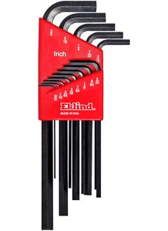 10213 Hex L Key Allen Wrench 13Pc Set Sae Inch Sizes .050 3 8 Long Series