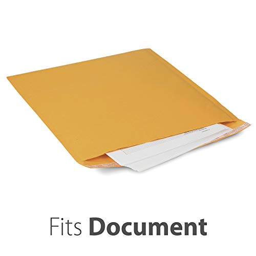 Fosmon 12x16-10 Pack #6 Kraft Bubble Mailer, Padded Shipping Envelopes for Book, Magazine, Documents - Image 3