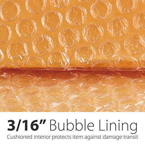 Fosmon 12x16-10 Pack #6 Kraft Bubble Mailer, Padded Shipping Envelopes for Book, Magazine, Documents - Image 4