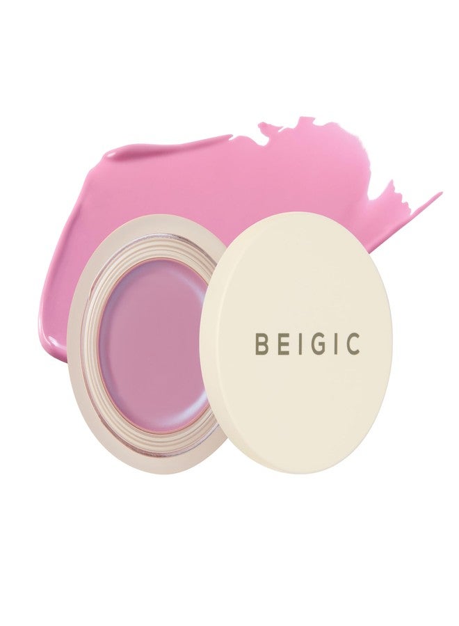 BEIGIC Flush Lip & Cheek Balm - Vegan Buildable & Blendable Multiuse Balm | Natural Flush & Glow | Glowy Blush for Cheeks | Dewy Korean Make Up Cream Blush | 06 Veil - Pale Lilac, 0.14 fl.oz - Image 1