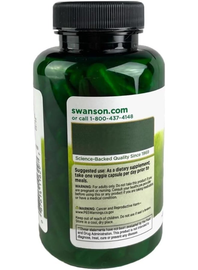 Swanson Berberine Complex with Cinnamon, Gymnema & Fenugreek 90 Veggie Capsules - Image 3
